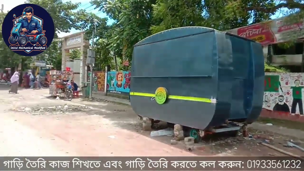 Designer Food Trailer Made By Imrul Mechanical Modified Chuadanga#Foodcart#ImrulFoodCartIndustry