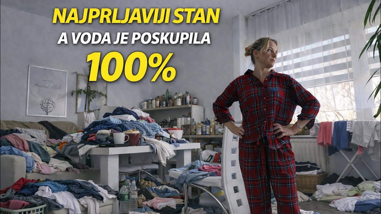 ZAVIRITE U NAŠ ISPRLJAN STAN KAO NIKADA😱DOBILI SMO PISMO DA VODA IDE SKUPLJE ZA 100%-