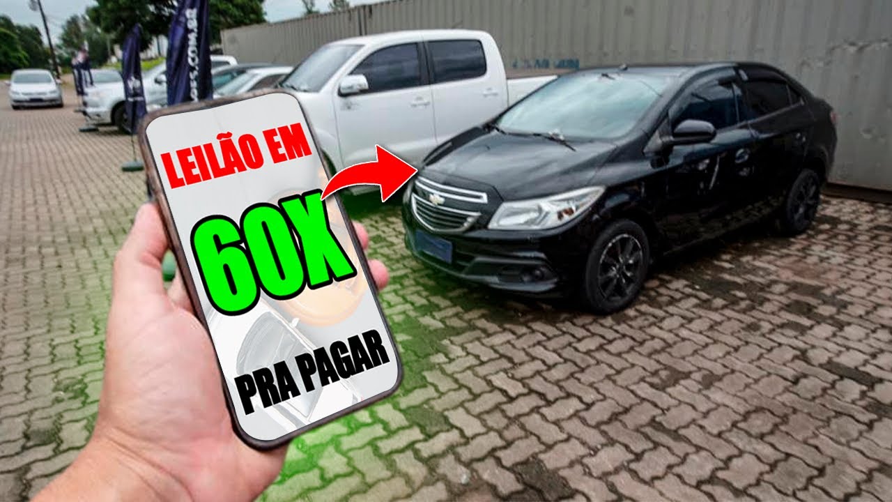 LEILÃO de CARRO SEGURO com FINANCIAMENTO EM 60 VEZES *bom para quem não tem todo o dinheiro*