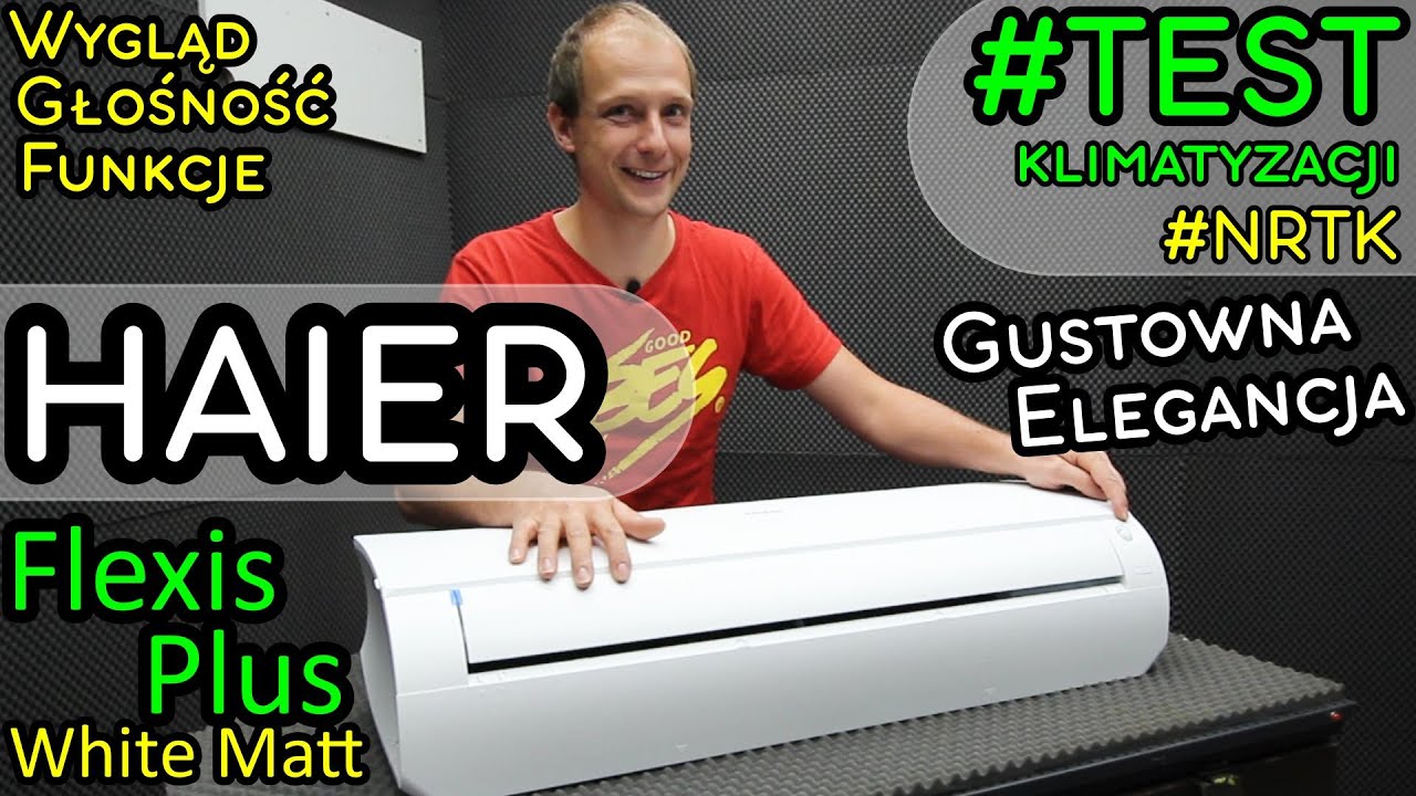 KLIMATYZATOR HAIER FLEXIS PLUS WHITE MATT - Cicha Biała Elegancja