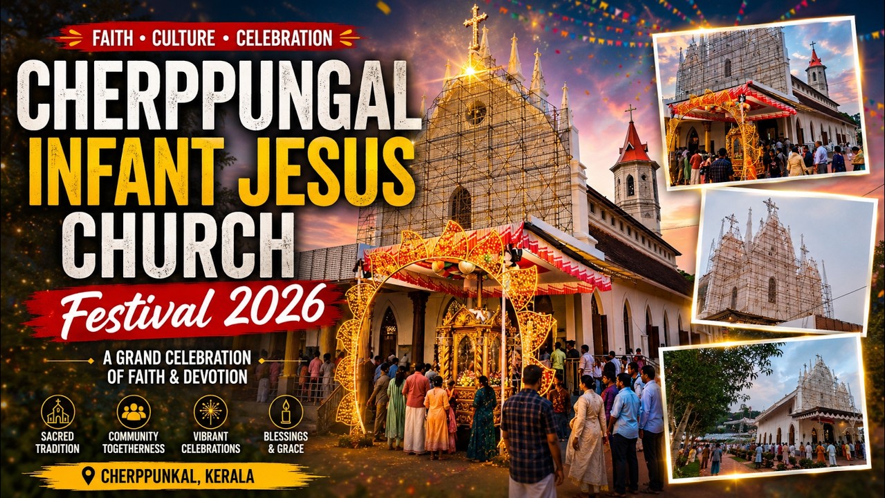 ചെർപ്പുങ്കൽ പള്ളി പെരുന്നാൾ 2026 | Cherpunkal Church Festival | Full Video