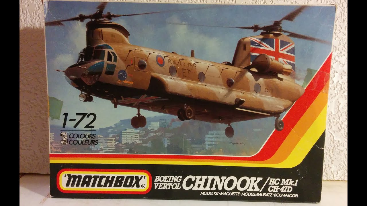 Chinook Helicopter build 1/72 PT1 Matchbox