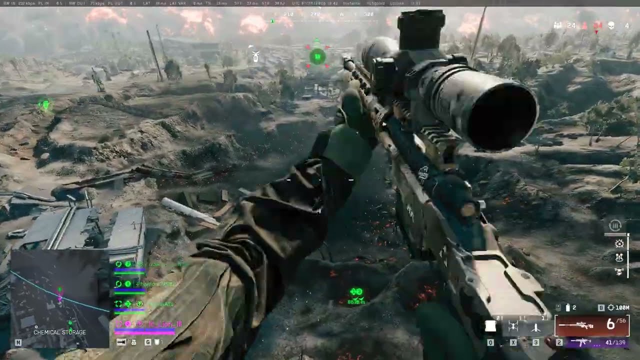 Battlefield 6 REDSEC🔥| BR Quad | Sweaty Fights Led to Win 👑| No Commentary | 4K 144FPS Overkill