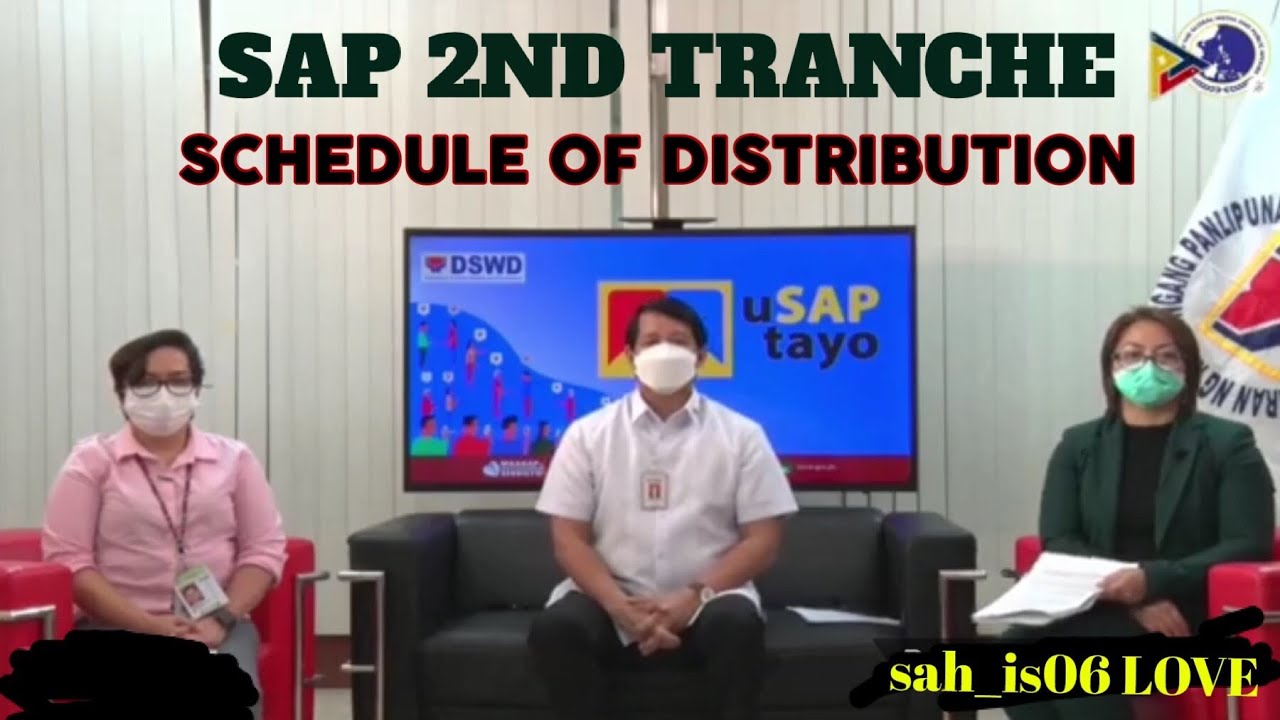 SAP 2ND TRANCHE UPDATE
