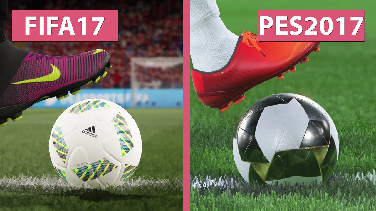 FIFA 17 Demo vs. PES Pro Evolution Soccer 2017 &ndash; Graphics Comparison on PS4
