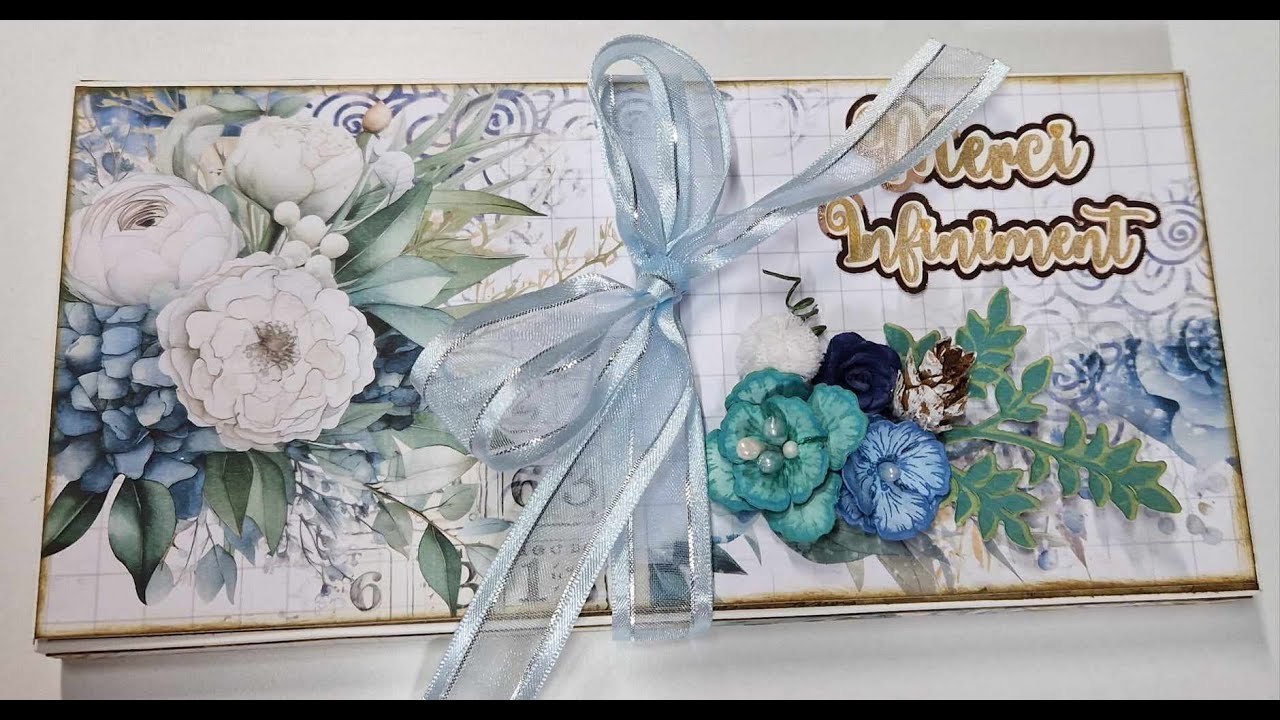 Tuto Pochette Plaquette de chocolat collection Vintage Moment Florju Designs