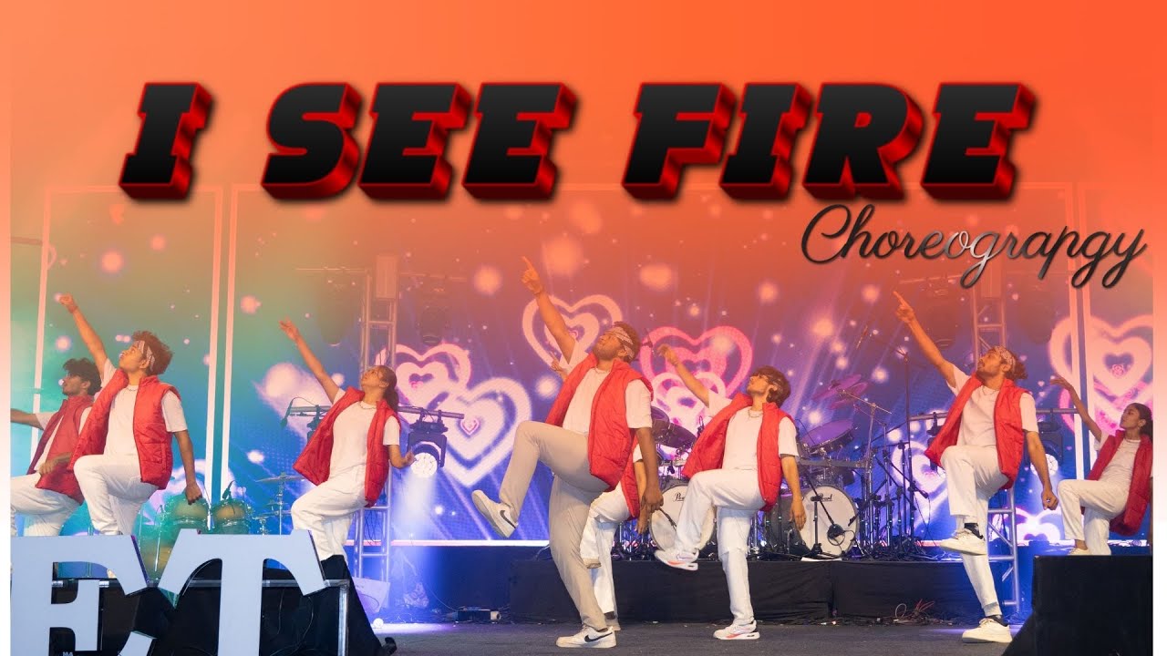 I see fire || choreography || HHC || live wire || VNR VJIET