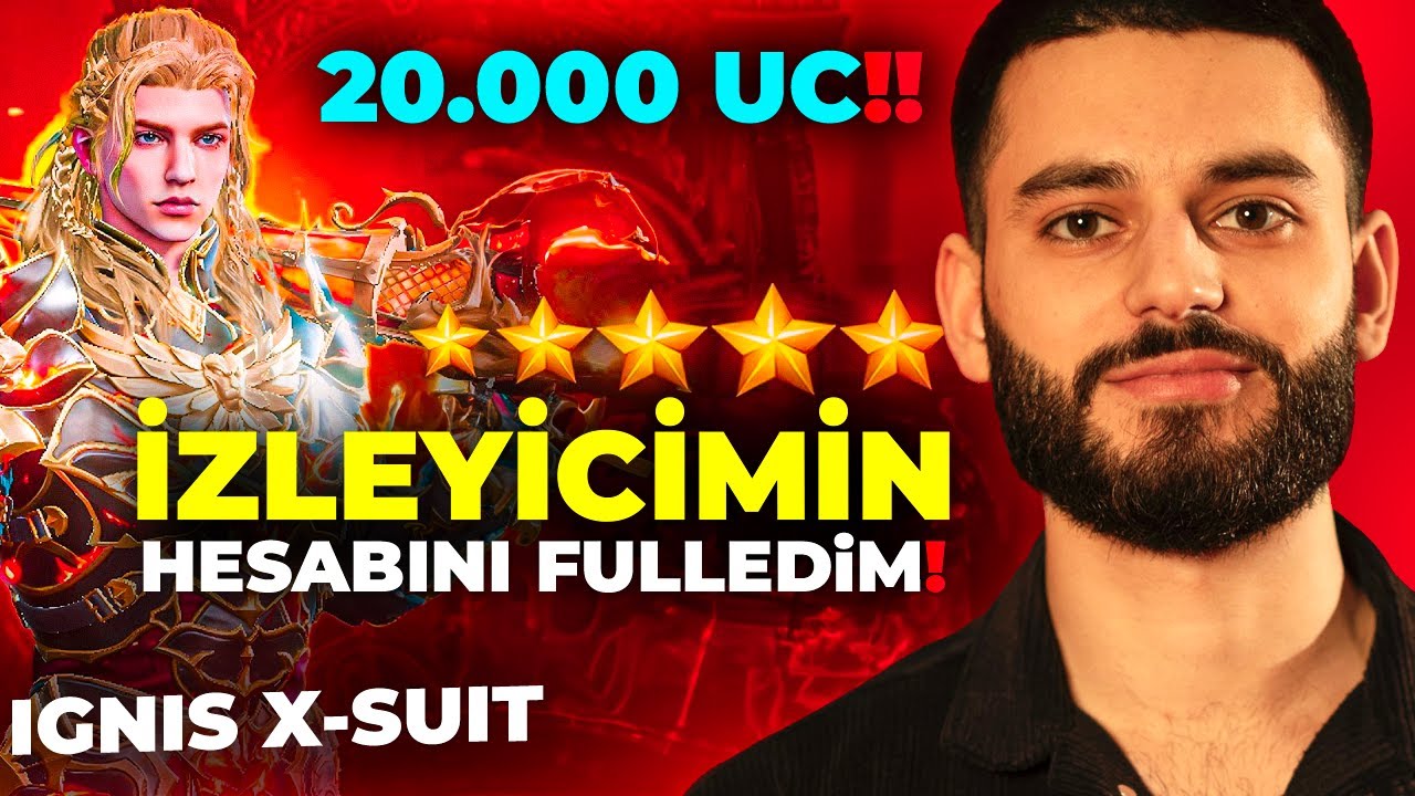 20.000+ UC!! 🤑 KLANIMIN OYUNÇUSUNA HERŞEYİ ALDIQ!! 😍 | PUBG MOBILE