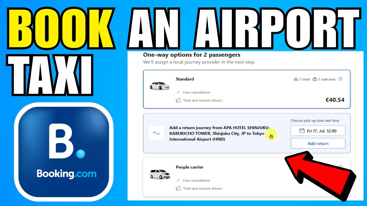 How To Book An Airport Taxi On Booking Com (2026) (Complete Guide)