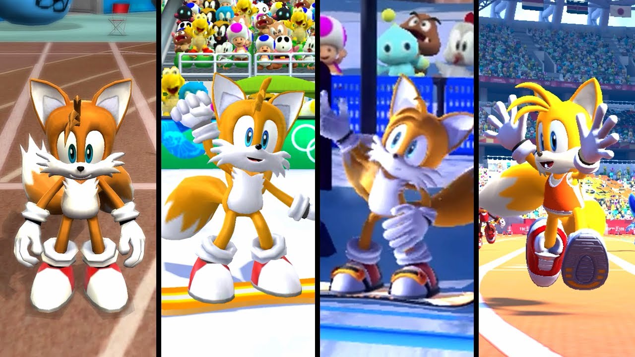 Evolution of Tails in Mario & Sonic Series (2007-2022)
