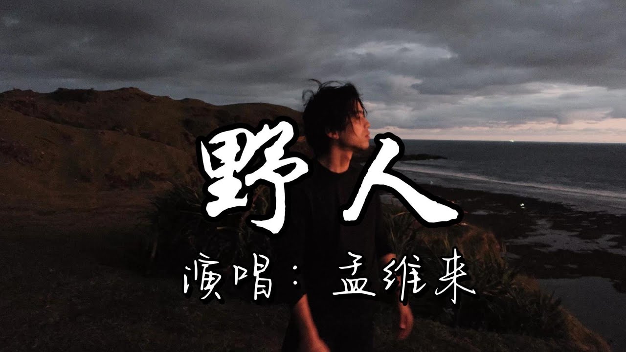 孟维来 - 野人『不再借世人的手 替我开脱，遍野的花骨朵 也能够耐住寂寞。』『动态歌词MV』