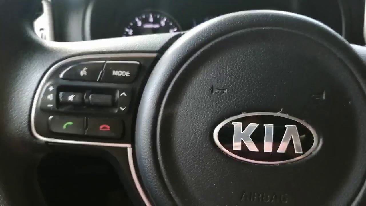 إعدادات قائمة سيارة كيا سبورتج من 2017_2019 وارد أمريكي وكيفية استخدام الأزرار نظام سبورت ايكو اقتصا