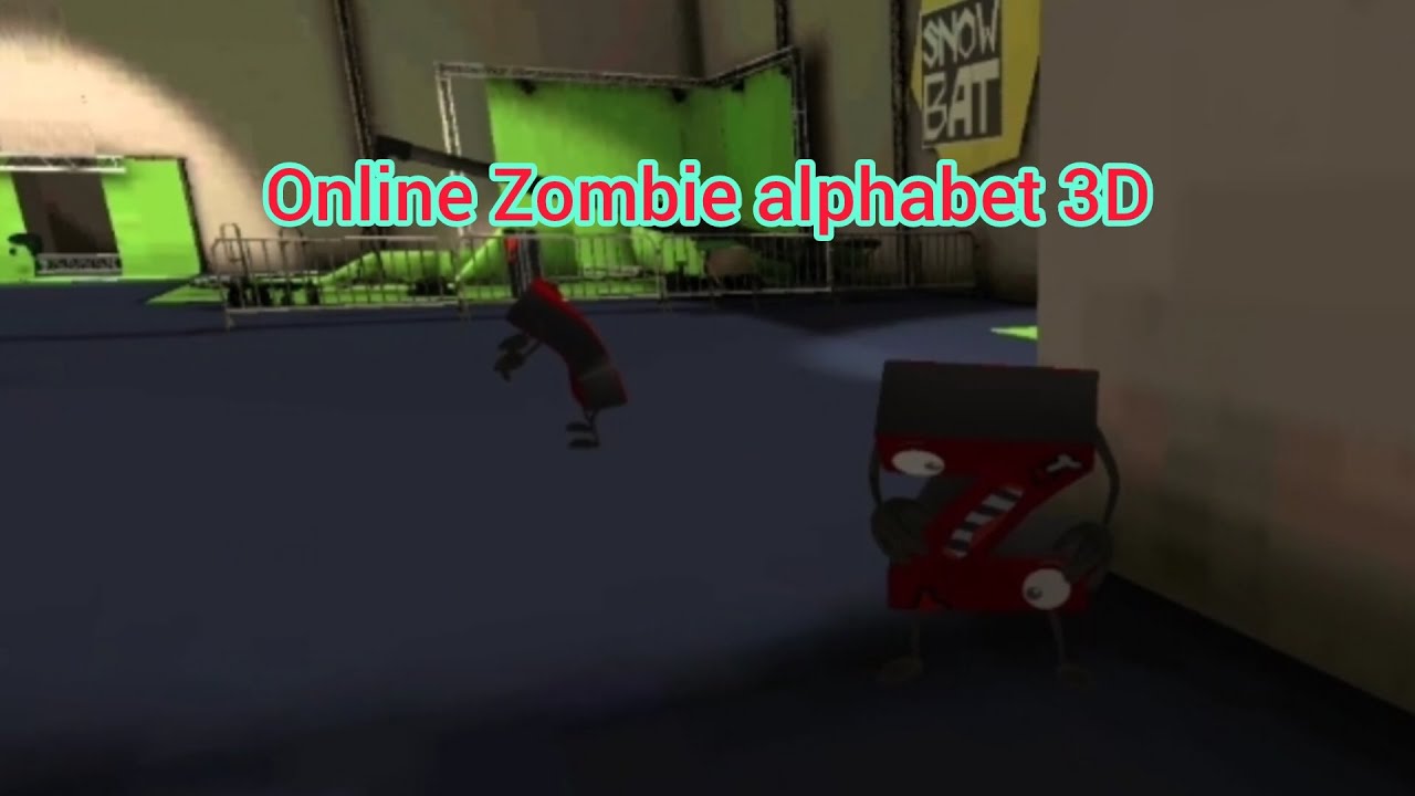 Online Zombie Alphabet 3D Full Gameplay 