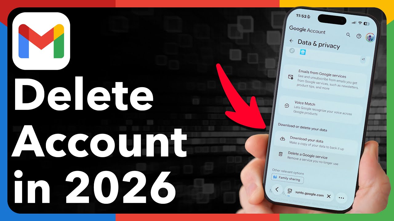 How To Delete Gmail Account 2026