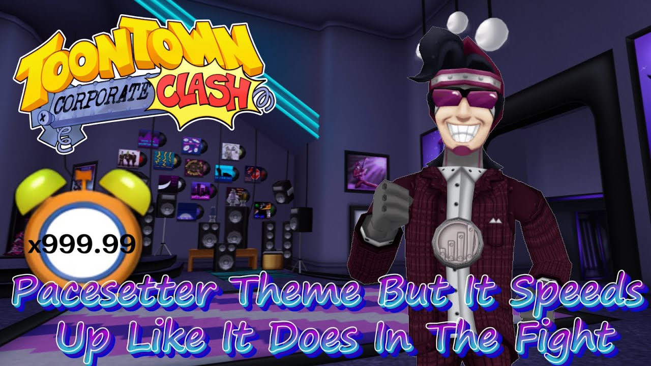 Pacesetter Theme But It Speeds Up Like It Does In The Fight - Toontown Corporate Clash