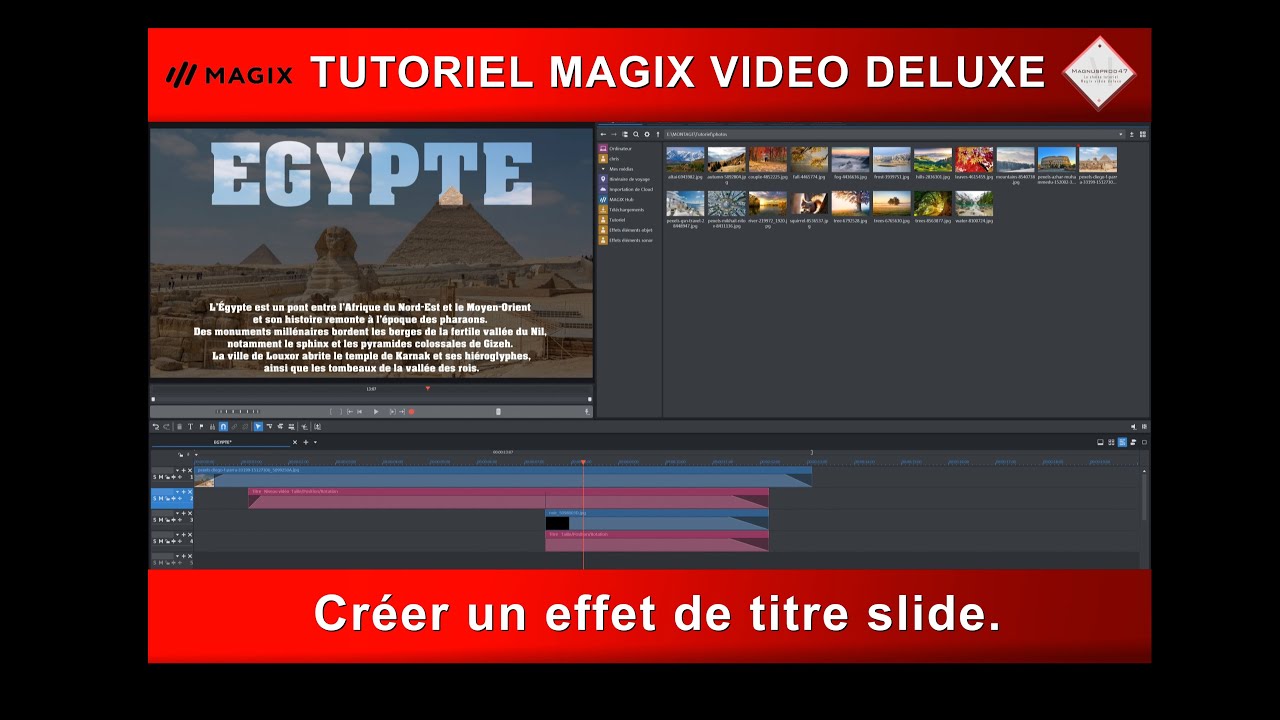 Tutoriel MVD 2025: 🫵 Créer un effet de titre slide pour vos présentations vidéos.💚👍