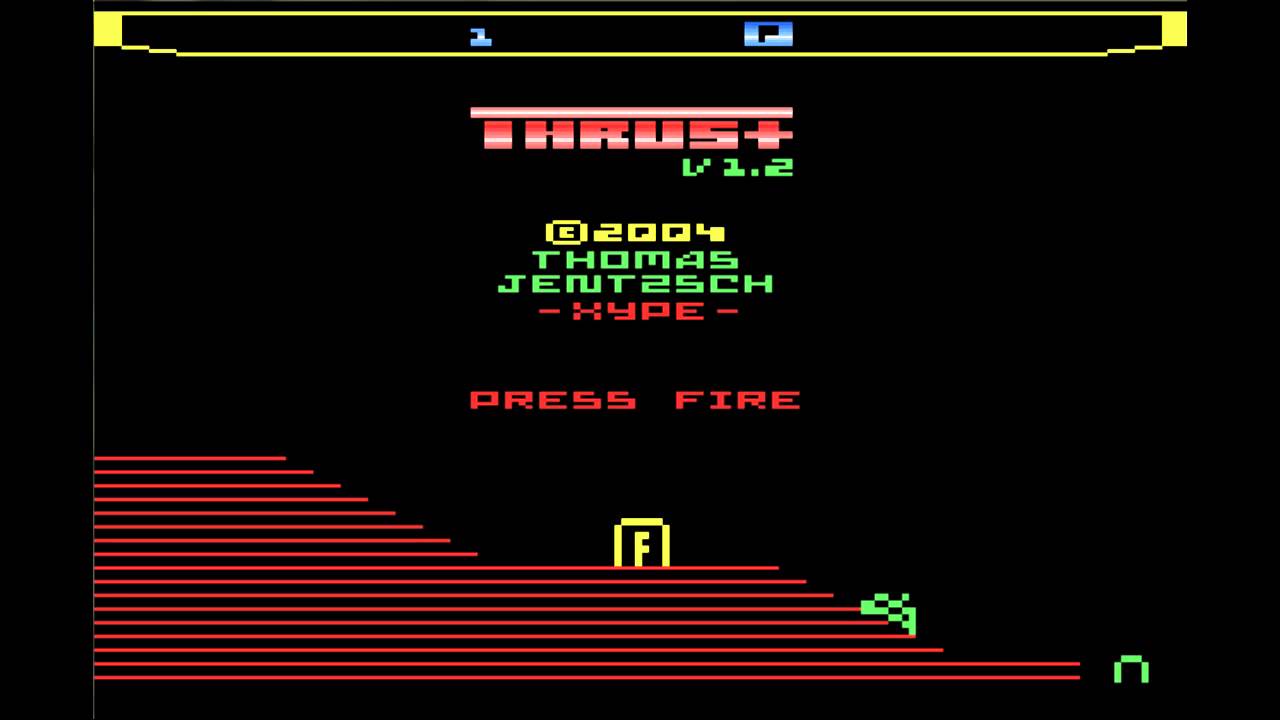 Thrust - Title Theme (Atari 2600) HD