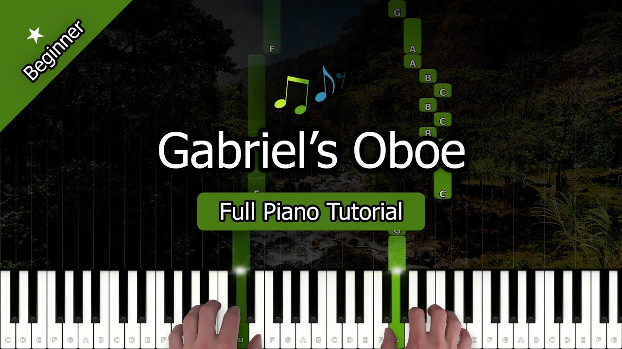 Gabriel’s Oboe by Ennio Morricone - Easy Piano Tutorial for Beginners🎵