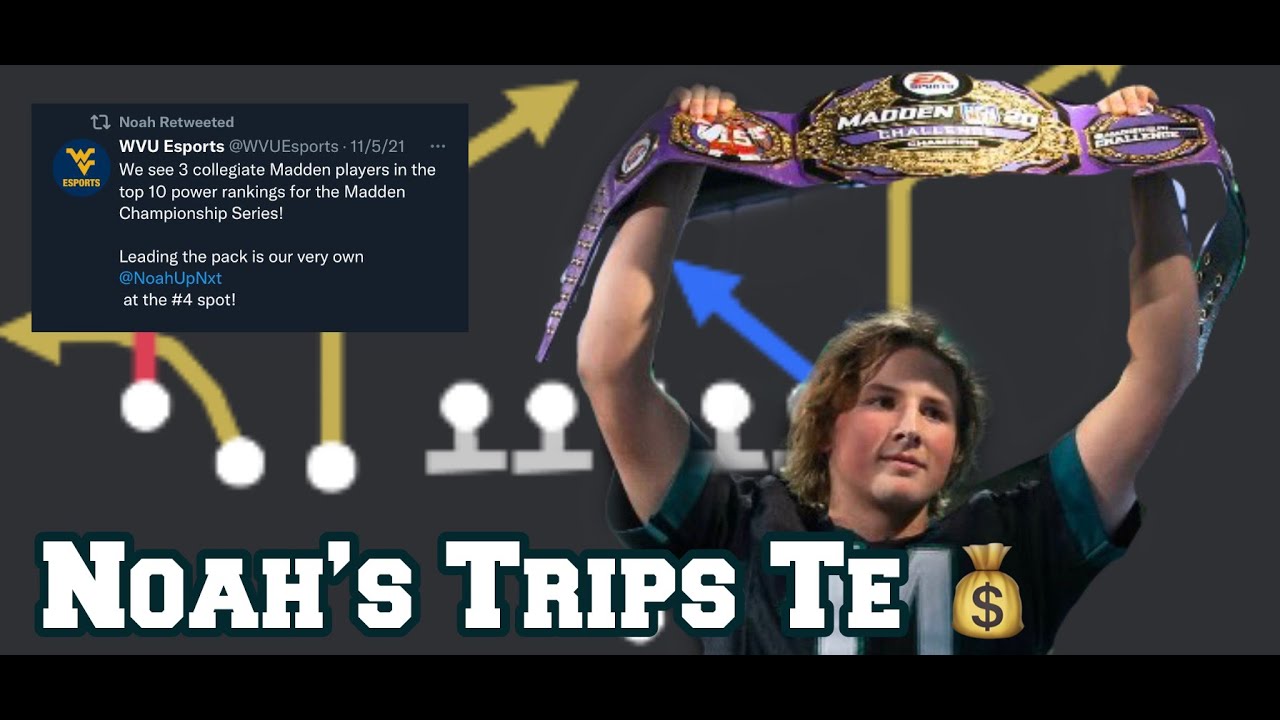 Как Ной управляет TRIPS TE в Madden 22! Бесплатная схема!