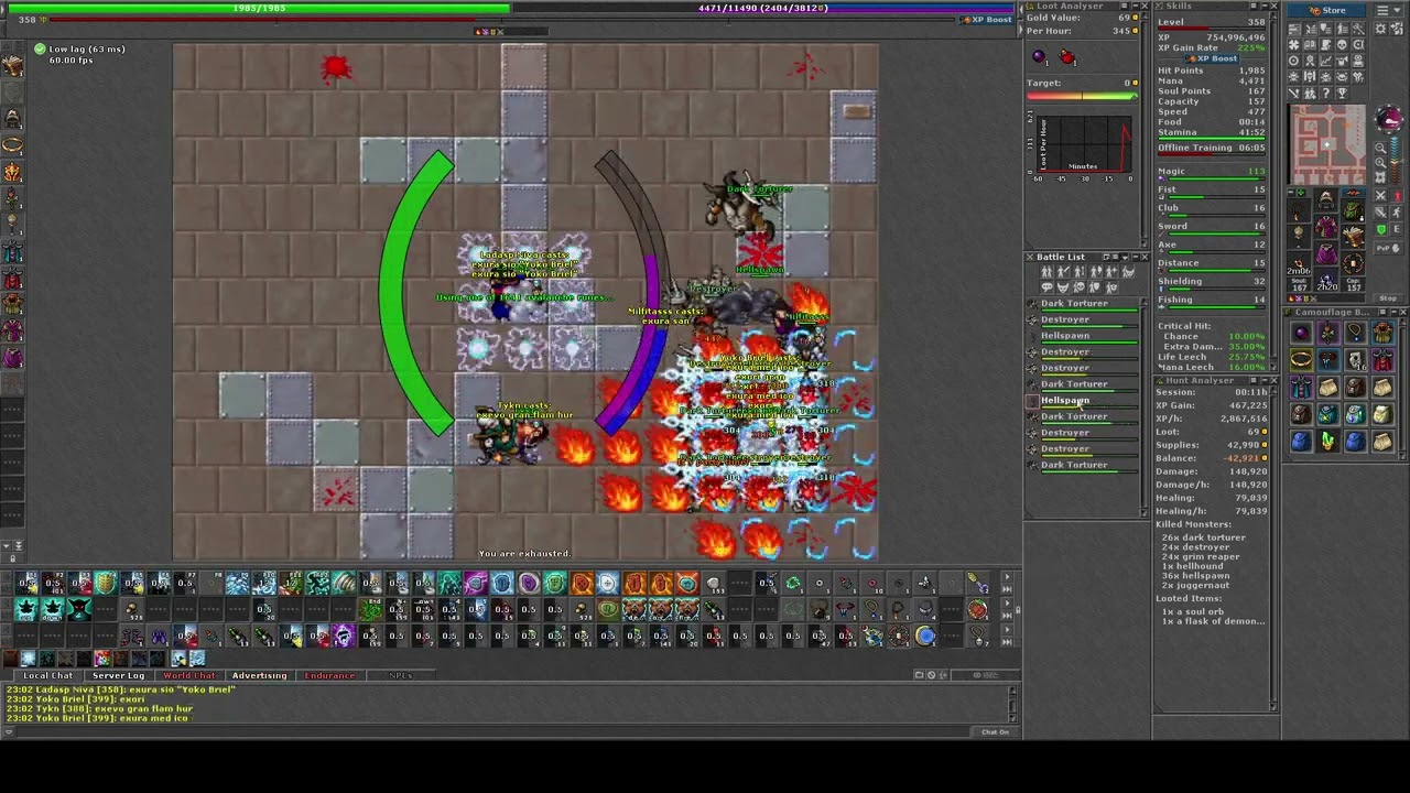 ORAMOND CATACOMBS PT X4 OVERBOX - RESENHA TOTAL - FAZENDO 5,5KK/H - GUILD ENDURANCE INABRA