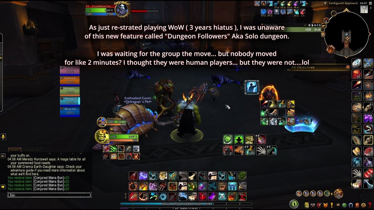 WoW│FOLLOWERS - My FIRST SOLO LEVEL DUNGEON... ( and never knew about this feature... )