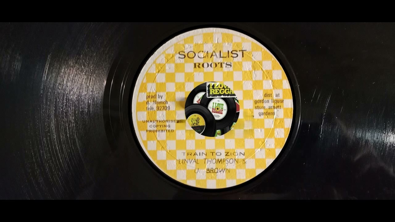 Linval Thompson & U Brown  - Train To Zion  / The Revolutionaries - Boom In The Arena     12''