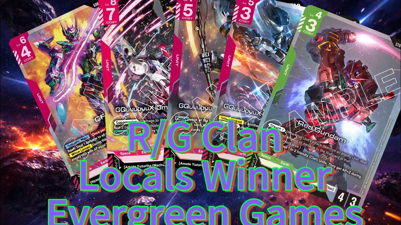 GD03 Locals Winner Evergreen games Red/Green Clan