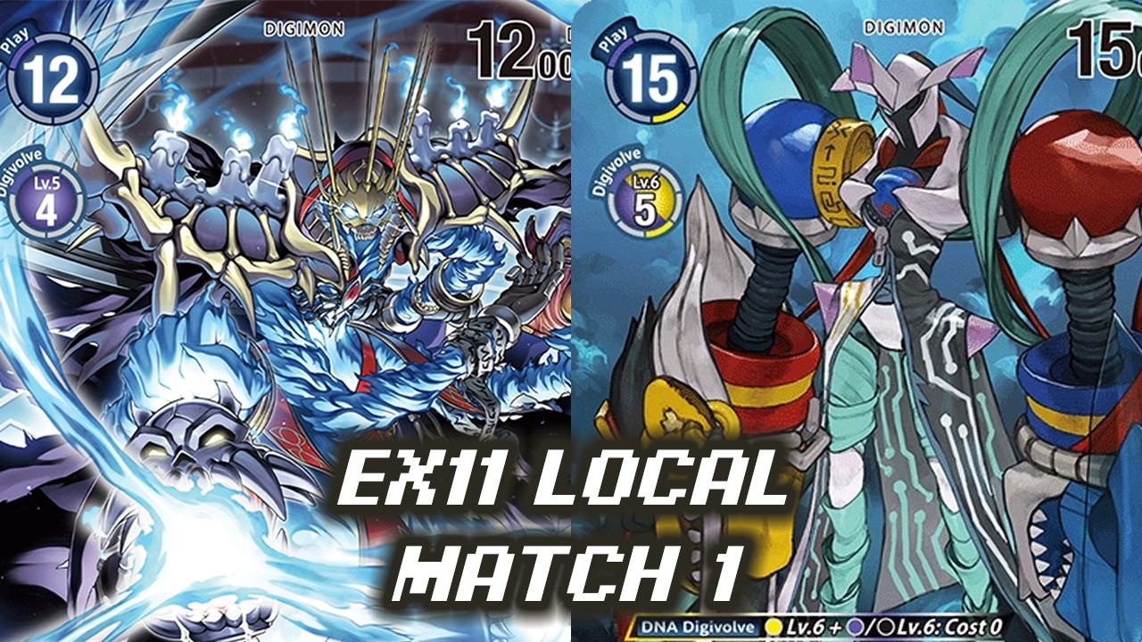 [NO SOUND] Necromon VS Chaosmon | EX11 Local Match 1 | Digimon TCG Osnabrick