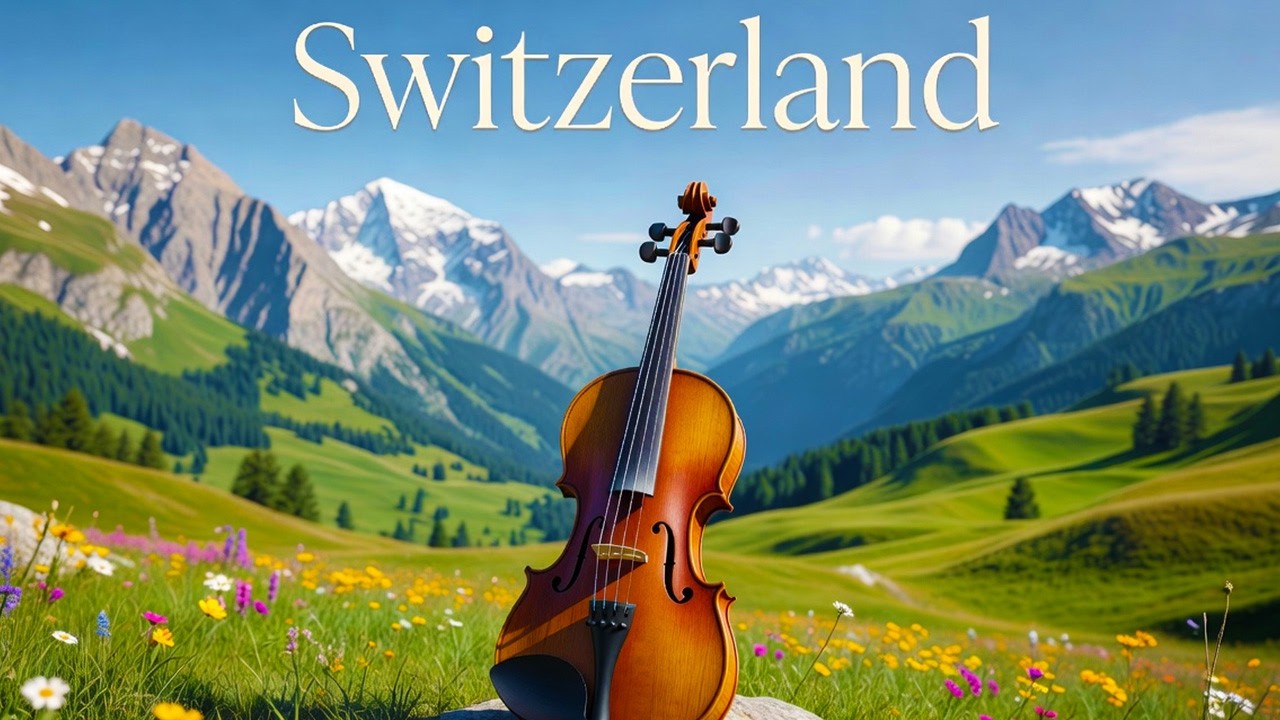 Scenic Switzerland with Heavenly Violin & Cello Melodies