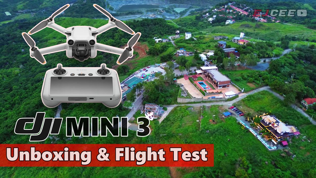 DJI Mini 3 Camera Drone Unboxing & Flight Test Video | Tagalog