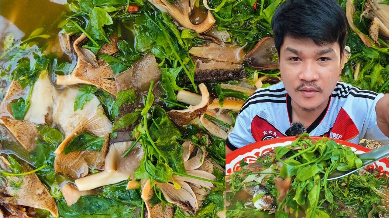 แกงผักหวานป่ารวมเห็ด ซดน้ำนัวๆเเซ่บคักคือเก่า @พาชิมchannel-999 