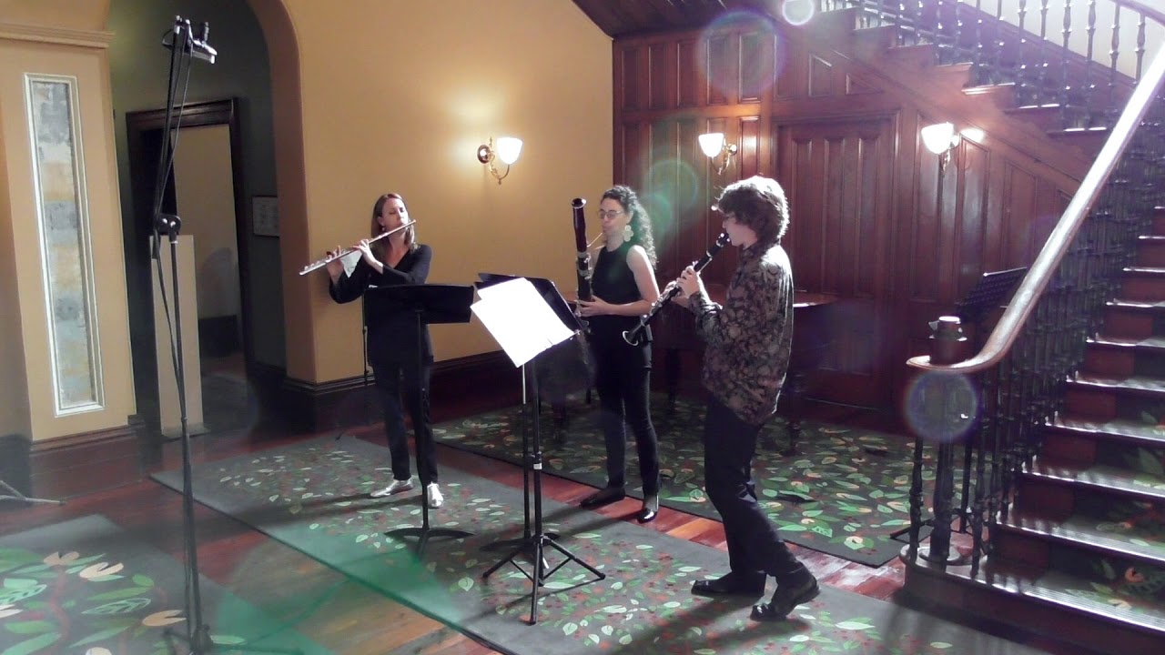 Walter Piston, Three Pieces for flute, clarinet and bassoon, Allegro Scherzando