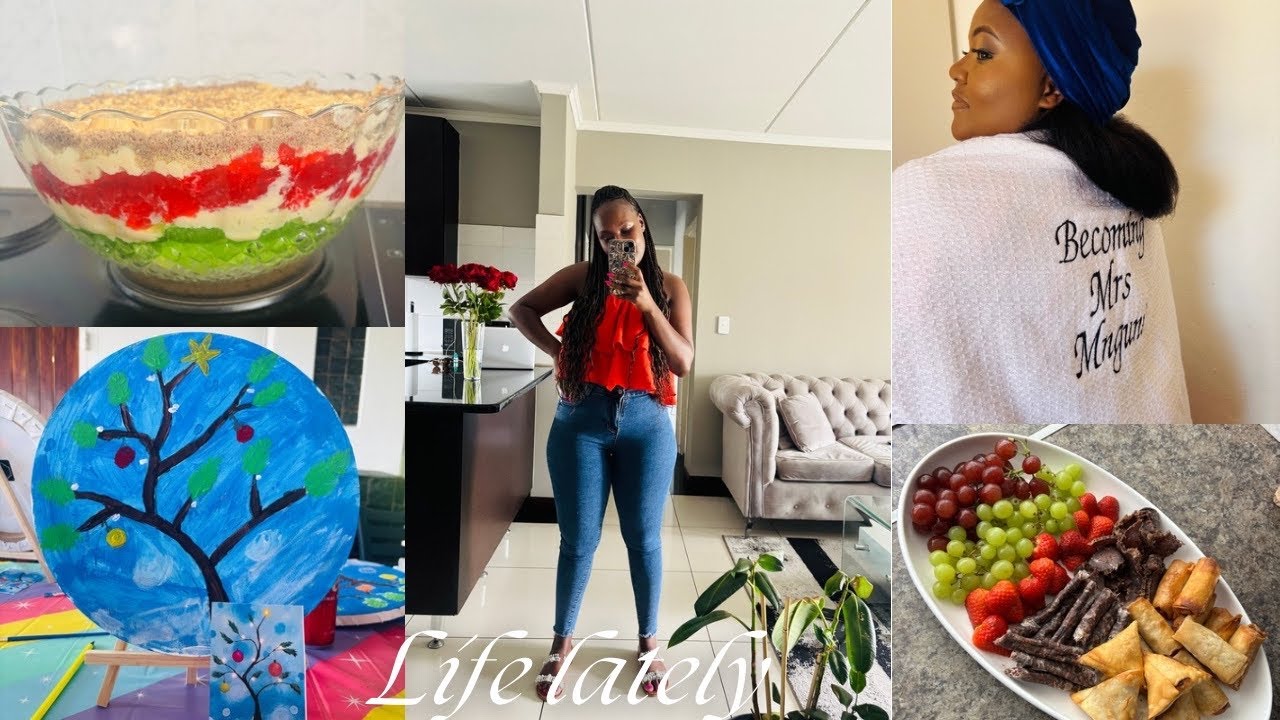 Vlog |South African Youtuber +A few days in Limpopo + Sip and Paint + Food + Did I get married?