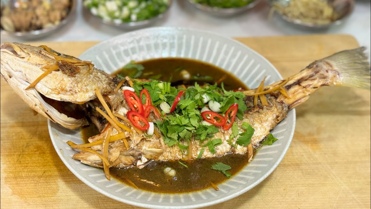 原來紅燒海石鱸魚很好吃