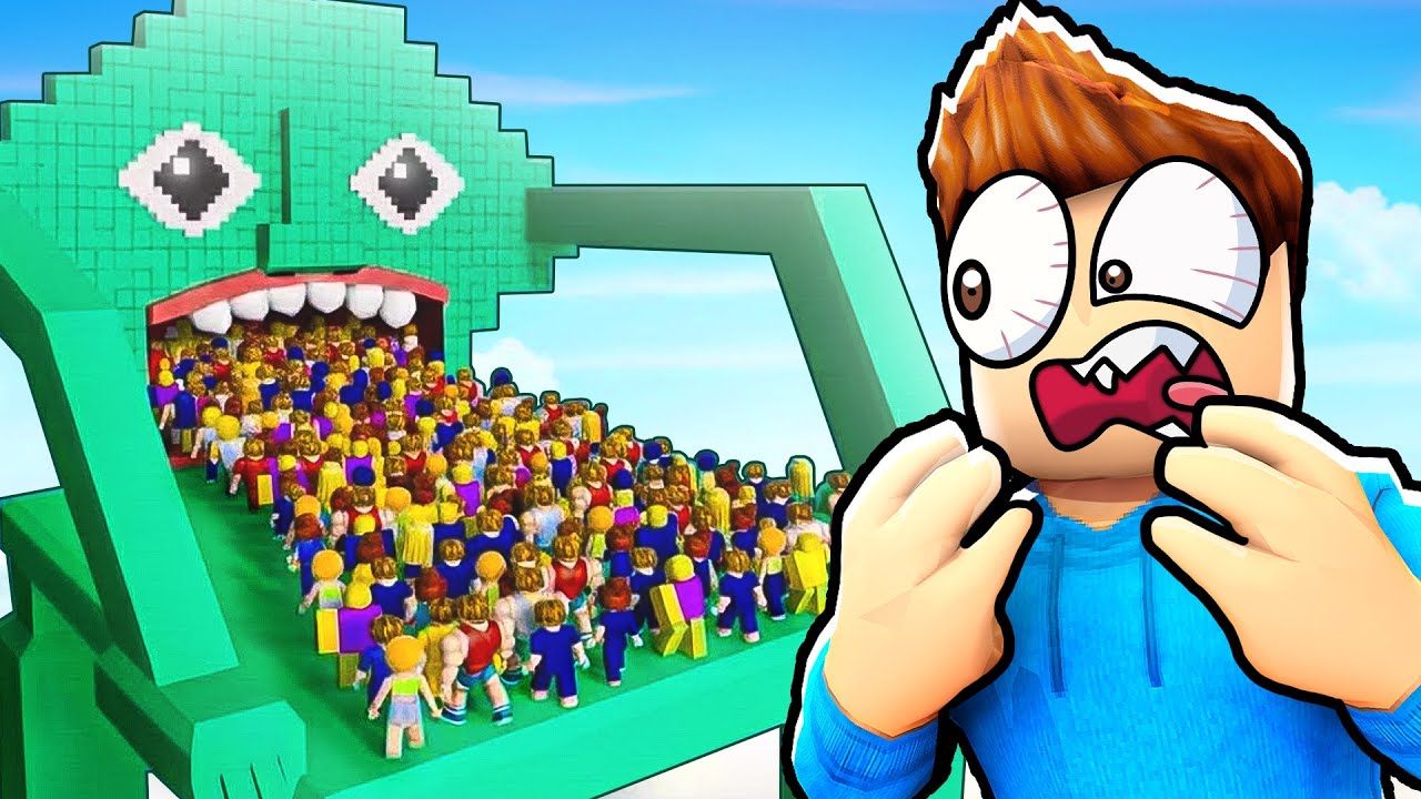 100 JOUEURS vs 1 BRAINROT Dans Roblox