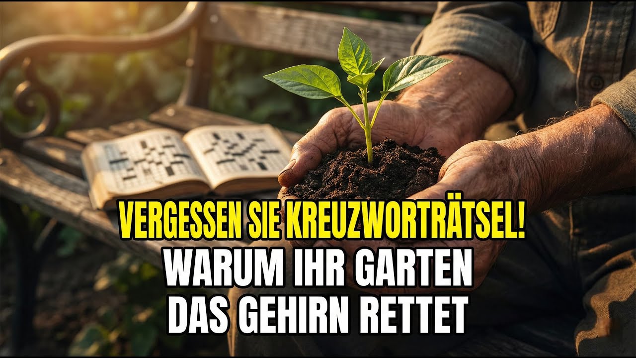 Vergessen Sie Kreuzworträtsel! Warum Ihr Garten das Gehirn rettet