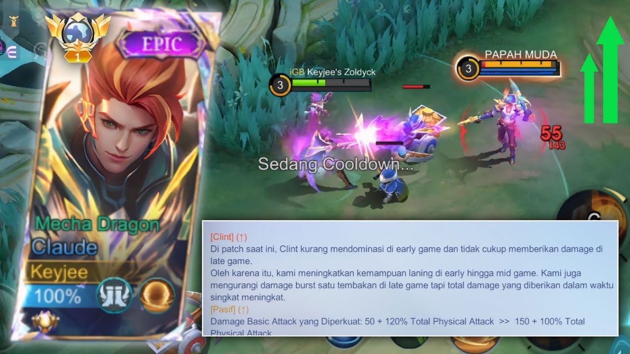 UPDATE! CLINT DI BUFF BRUTAL? TENANG SINI GW AJARIN CARA LANING CLAUDE VS CLINT PATCH TERBARU - MLBB
