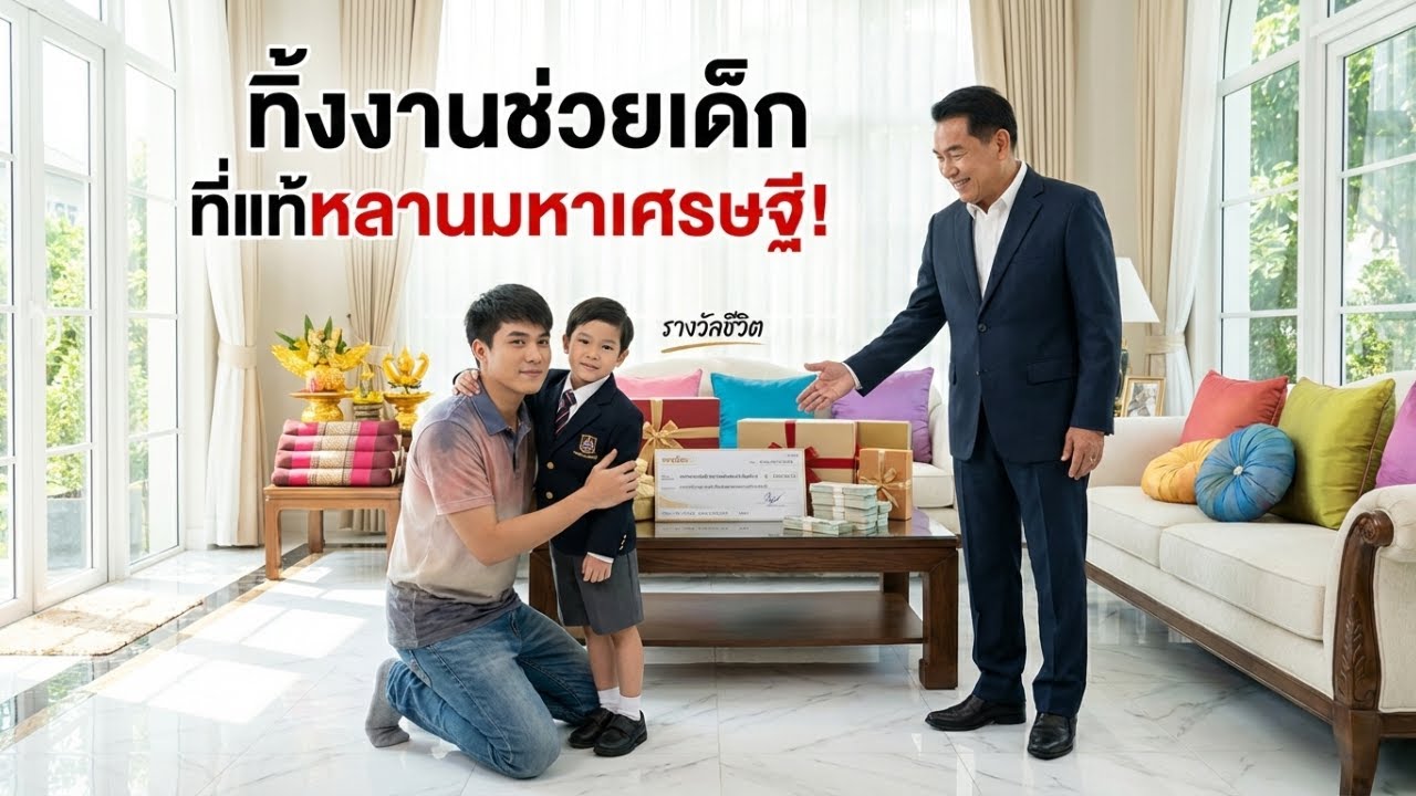 ยอมทิ้งงานเพื่อช่วยเด็กข้างทาง หารู้ไม่ว่าเขาคือหลานมหาเศรษฐี!