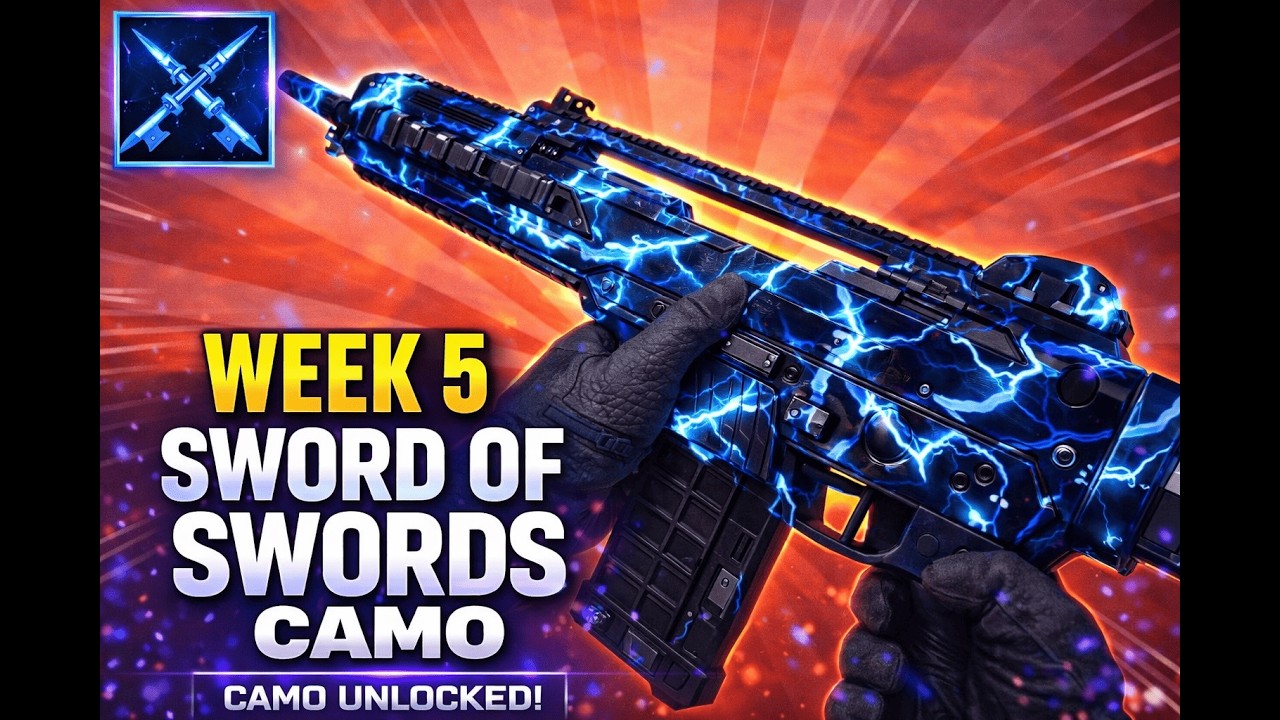UNLOCKING WEEK 5 SECRET CAMO in WARZONE! (Razor Conversion Kit)