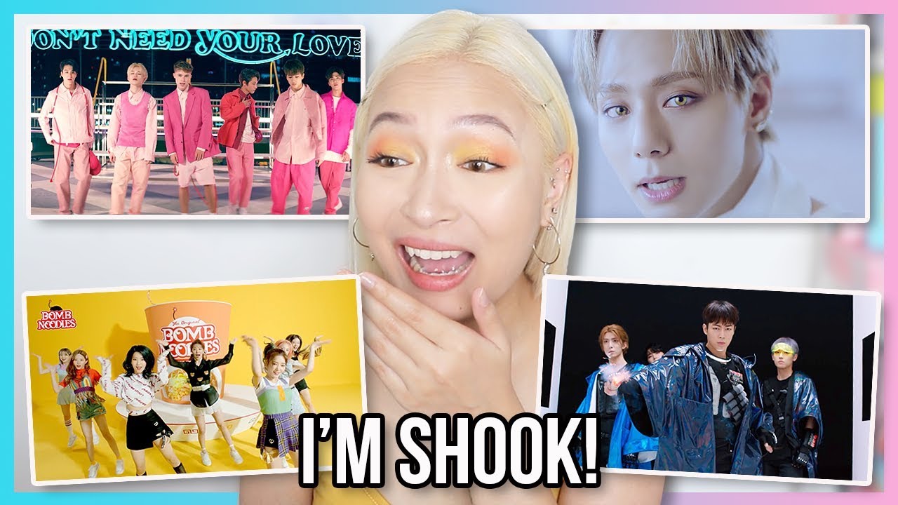 NCT DREAM X HRVY, FROMIS_9, ONEUS AND SF9 MV REACTION: CATCHING UP ON KPOP