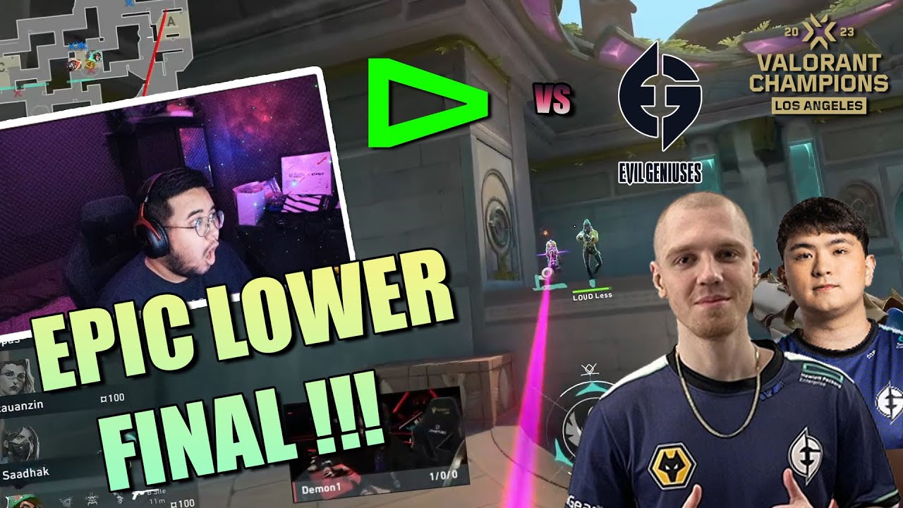 Match Epic !! Lower Final EG vs LOUD | Valorant Champions 2023 DBangkongS React