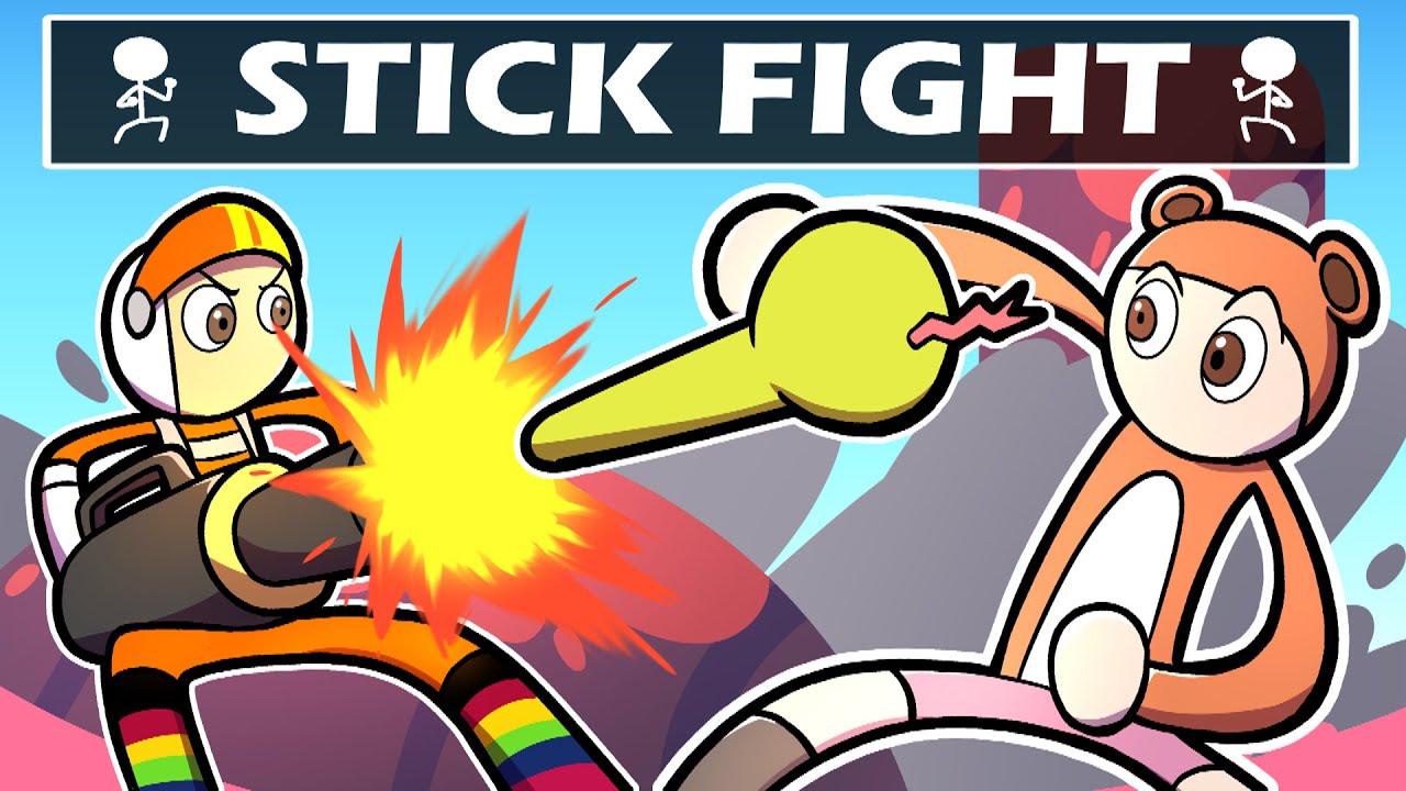 SPAMMING SNAKE GUN IN STICK FIGHT THE GAME!