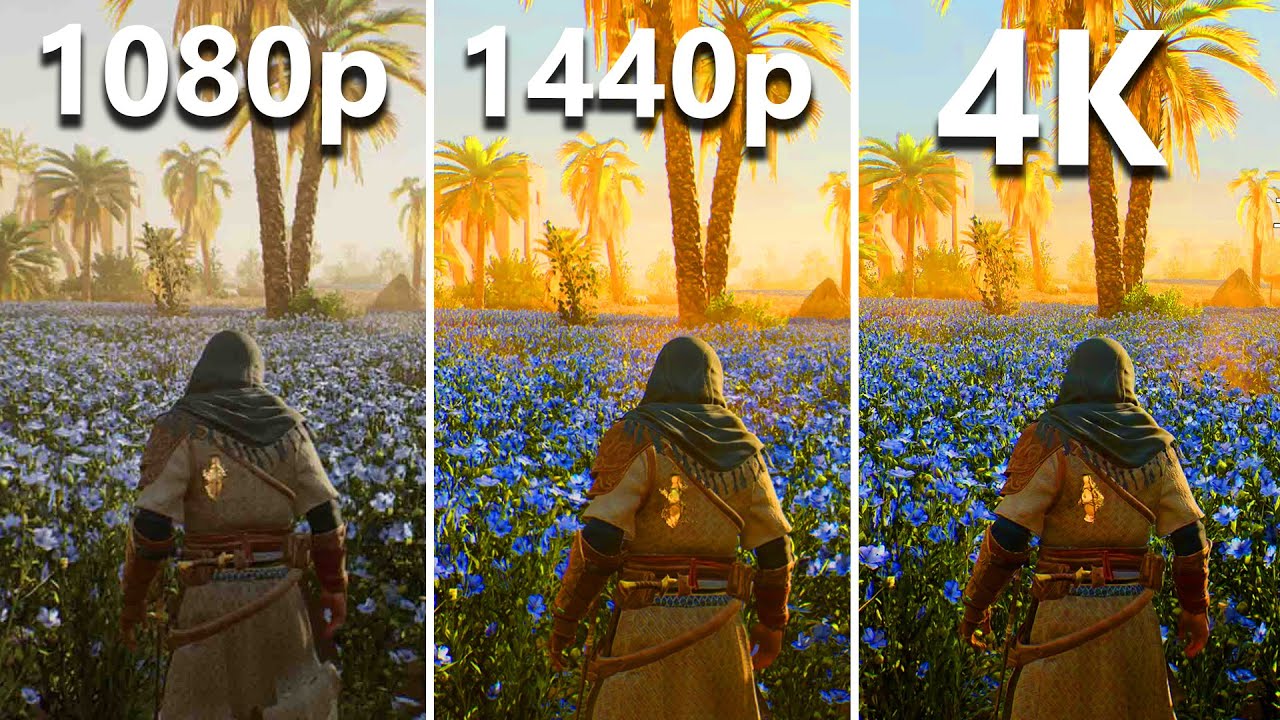 1080p vs 1440p vs 4K