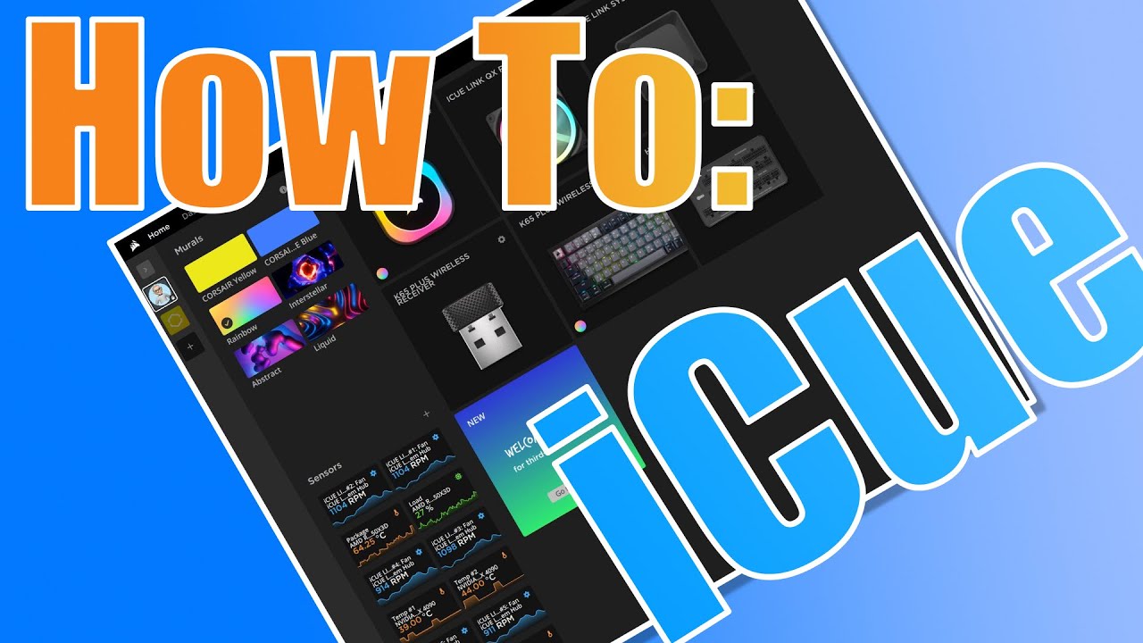 Как? — Corsair iCue для начинающих