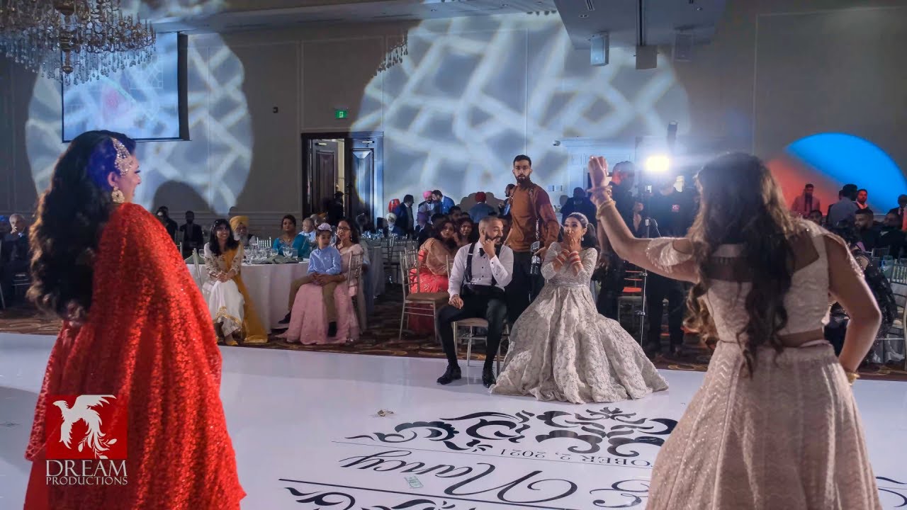 Indian Wedding Reception Dance | Makhna | Rim vs Jhanjar | Fever | Phulkari | Love Mera hit hit