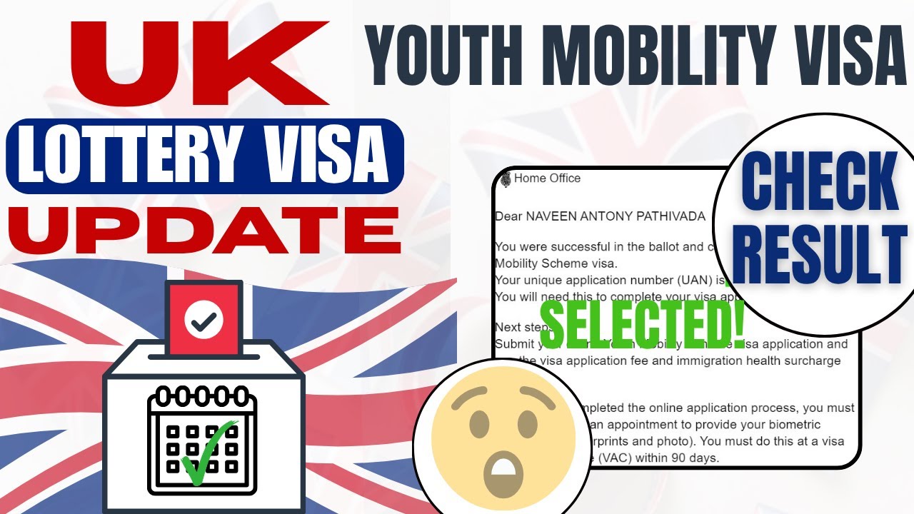 UK Lottery Visa 2025 Result Update| Youth Mobility Visa | Selected or Not ?