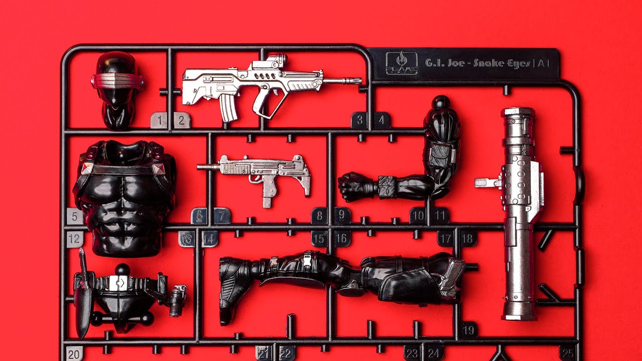 [Build] Snake Eyes | G.I. Joe | Satisfying Beat Building | Speed Build | Model Kit