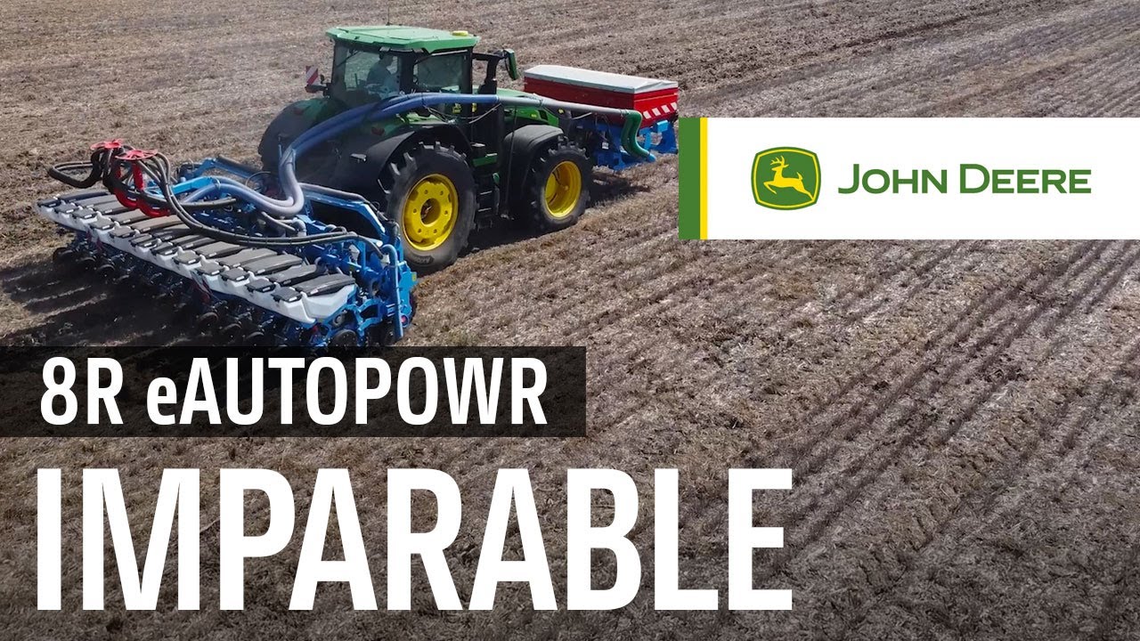 JOHN DEERE eAutoPowr en acci&oacute;n: Comodidad y potencia en el campo