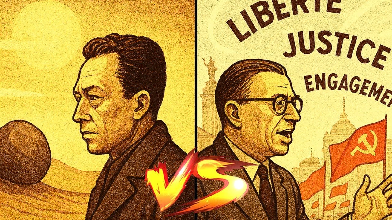 ALBERT CAMUS VS JEAN PAUL SARTRE - ¿Por qué se pelearon? - Absurdismo vs Existencialismo
