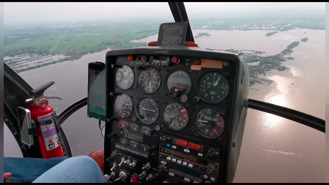 Helicopter vlucht Hilversum - Ryfas Helicopters